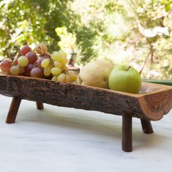 zeytin ağacından sunumluk masa üstü süs